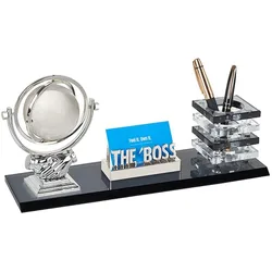 מעמד שולחני מנהלים אקסקלוסיבי – דגם THE BOSS ומעמד לכרטיסי ביקור